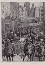 The Arrival of the New South Wales Lancers
